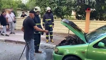 Adliye çalışanı iş çıkışı otomobilini yanmış halde buldu