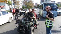Kadıköy’de ceza yazılan ATV’deki yolcudan tehdit