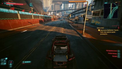 Zdobyłem strój Trauma Team oraz latającą zabawkę :) (Cyberpunk 2077)