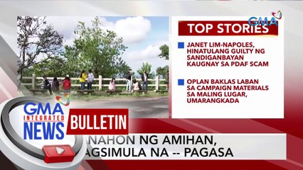 Panahon ng Amihan, nagsimula na -- PAGASA | GMA Integrated News Bulletin