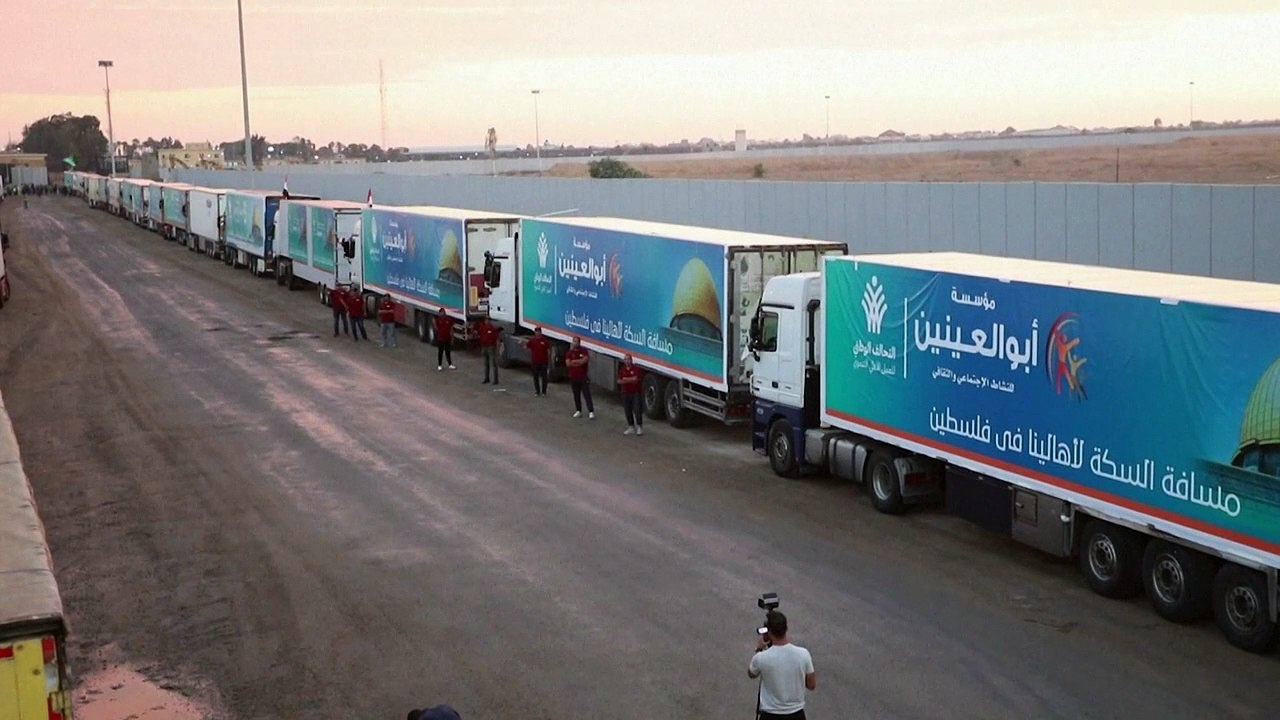 Hilfen sollen bald den Gazastreifen aus Ägypten erreichen