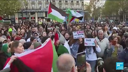 Pro-Palestinian rally draws thousands in Paris as protest ban lifted