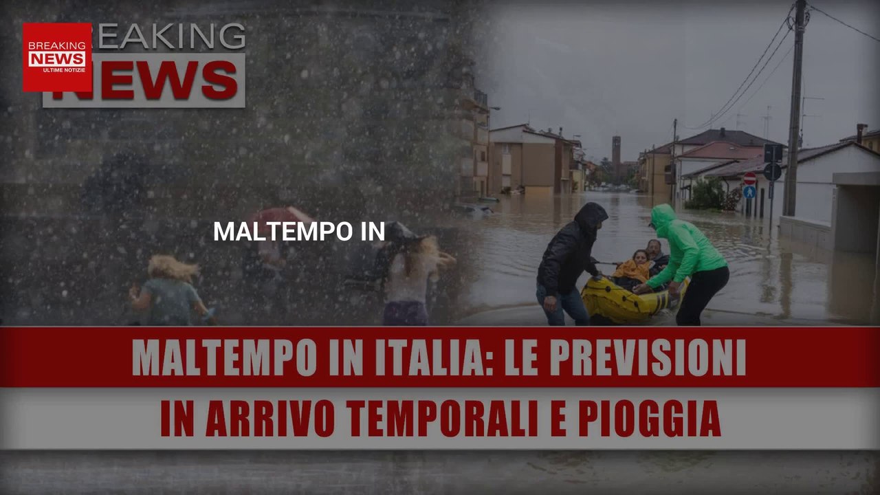 Allerta Meteo Italia! Protezione Civile Avvisa: Preparatevi Al Peggio!