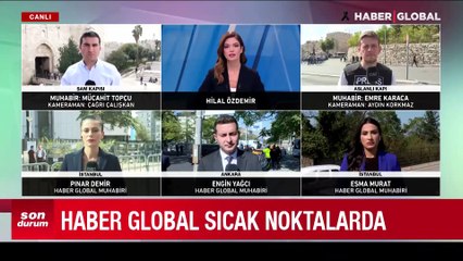 Kritik cuma namazı için gözler Kudüs'te! Haber Global son durumu yerinden aktardı...