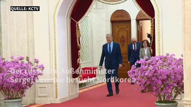Russlands Außenminister lobt Nordkorea bei Besuch als langjährigen Partner