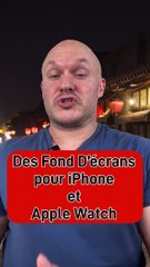 Fond écran iPhone et Apple Watch