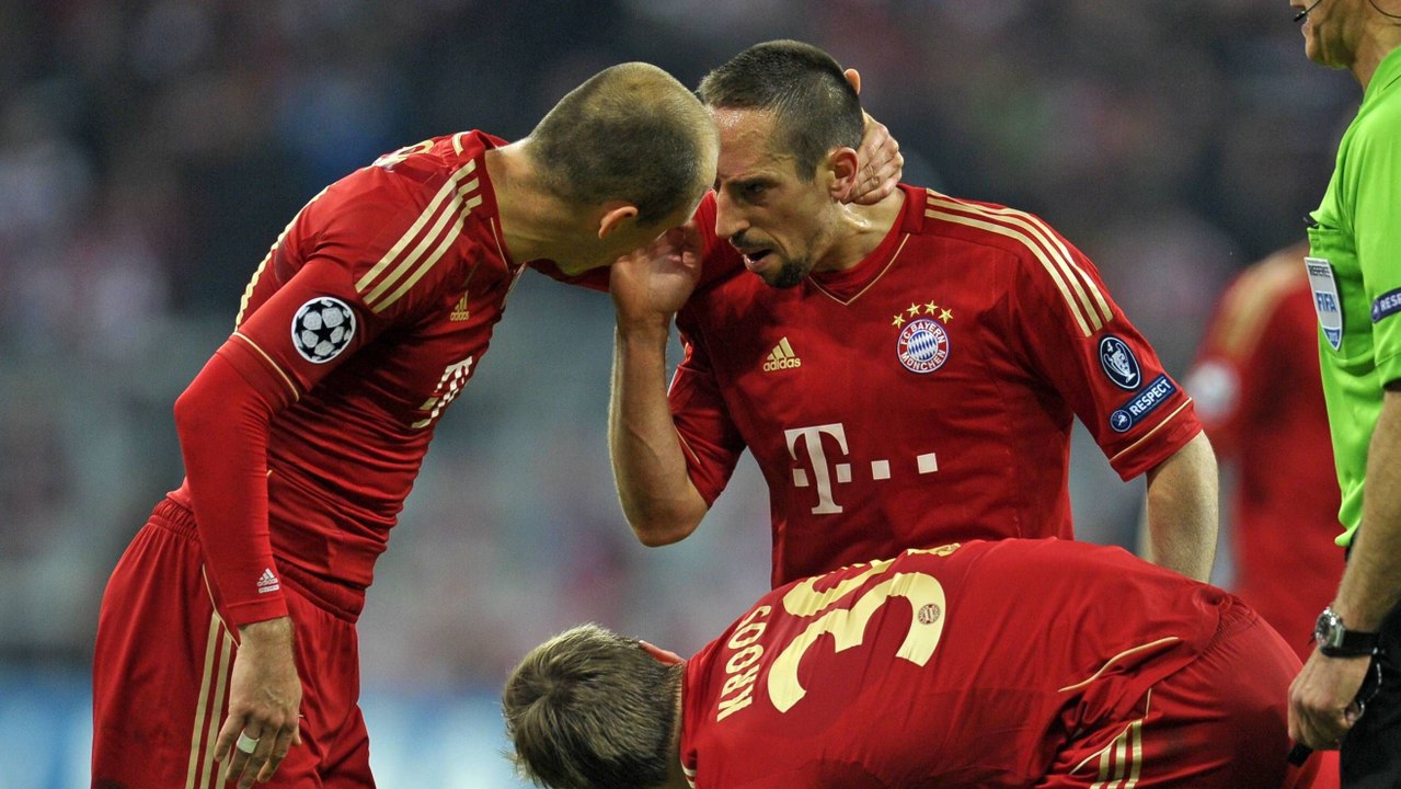 Als Ribery Robben ein blaues Auge verpasste