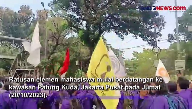 Mahasiswa Turun ke Jalan Protes Putusan MK tentang Batas Usia Capres-Cawapres
