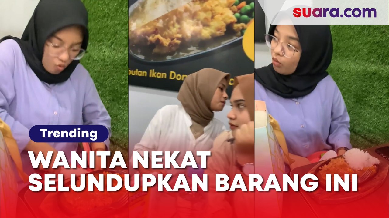 Wanita Nekat Selundupkan Barang Ini Demi Makan Kenyang, Warganet : Kata Emak Kalau Makan Harus Pake Nasi..