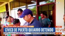 Cívico de Puerto Quijarro fue trasladado a celdas de la Felcc Santa Cruz