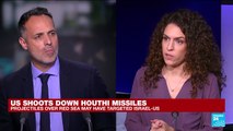 US shoots down Houthi missiles that may have been headed towards Israel