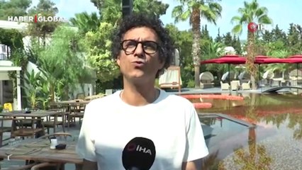 Bodrum’da sarı yaz keyfi! Turistler ve vatandaşlar denize girerek güneşin keyfini doyasıya çıkardı