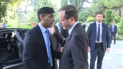 Reino Unido muestra su apoyo a Israel en un viaje de su primer ministro a Tel Aviv