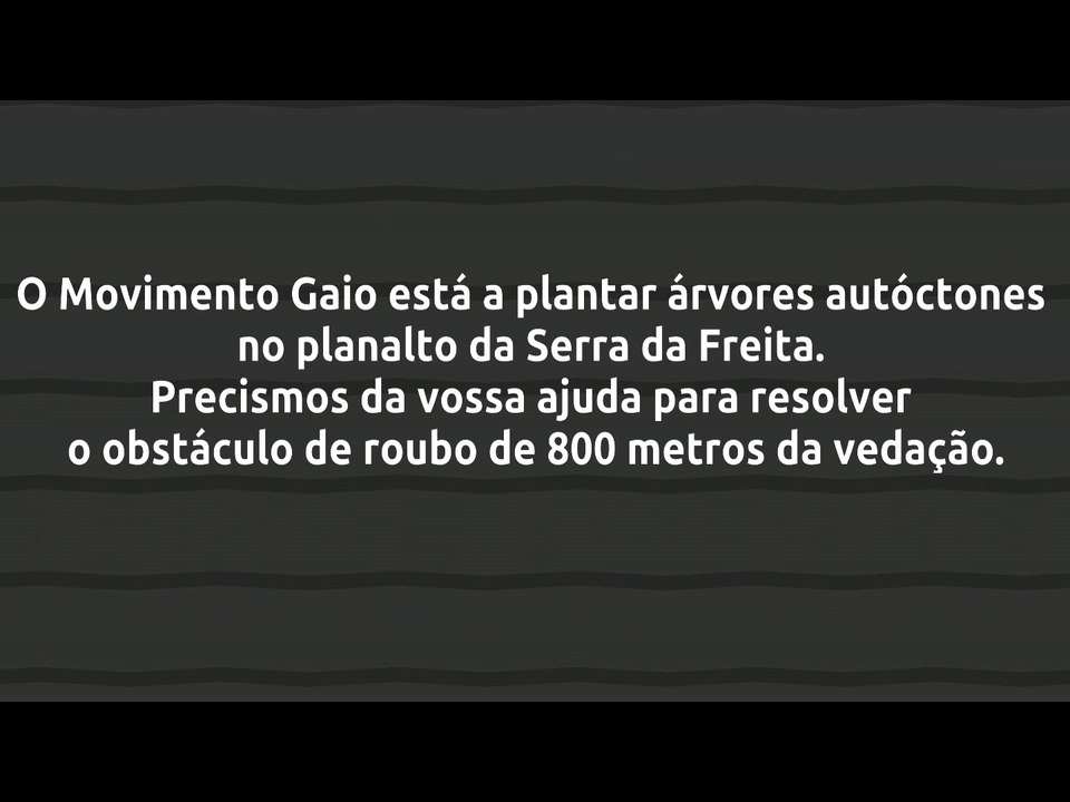 MoviGaio no Junqueiro, crowdfunding para a recuperção da vedação roubada