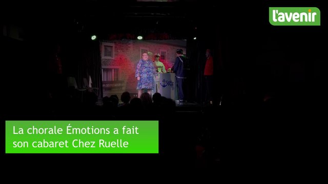 La chorale Émotions a fait son cabaret au café Chez Ruelle à Marchin