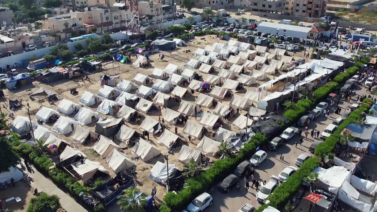 "ein zelt ist kein sicherer ort": geflüchtete harren im süden des gazastreifen aus