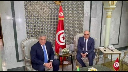 Tajani a Tunisi: Italia fortemente impegnata per raggiungere la pace