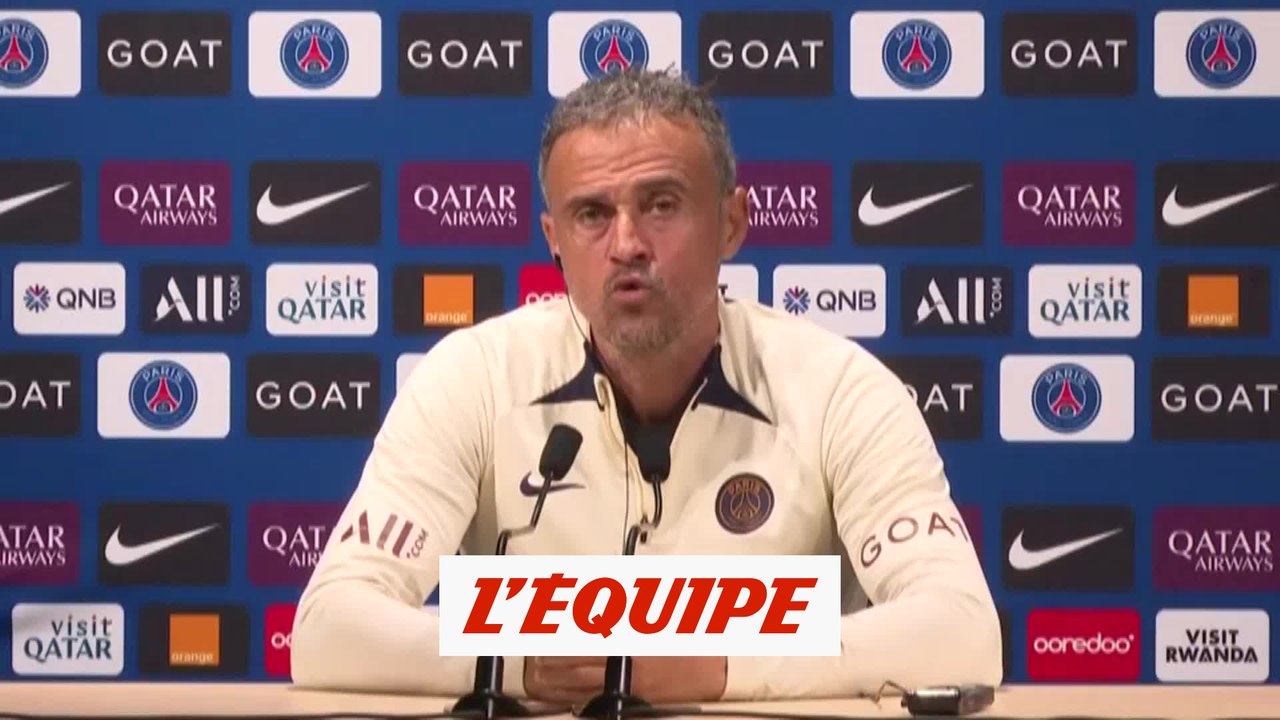 Enrique : « Je suis satisfait de ce que fait l'équipe » - Foot - L1 - PSG
