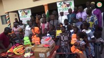 Région- Sinématiali / La caravane de dons de kits scolaires à Kong apporte de la joie aux écoliers