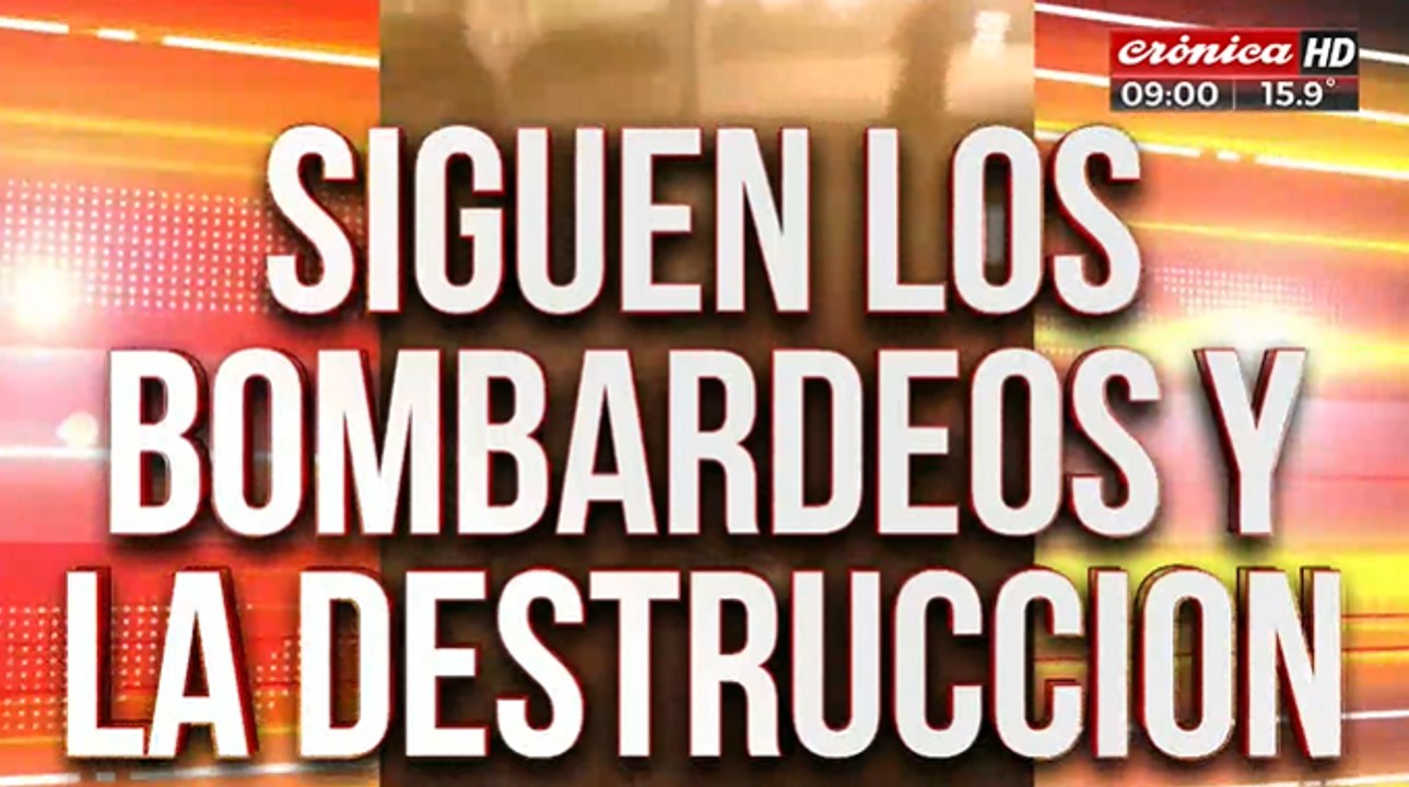 Guerra en Medio Oriente: continúan los bombardeos y la destrucción