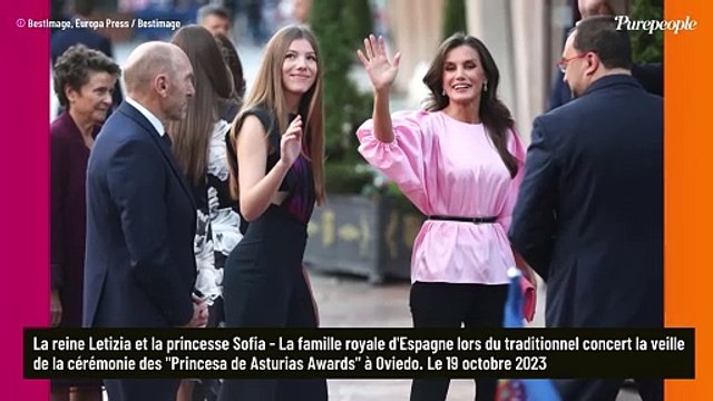 Letizia d'Espagne canon en blouse rose : ses filles Leonor et Sofia lui volent la vedette