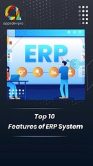 Top 10 Features of ERP Systems