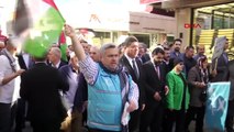 Altınordu'da İsrail'in Gazze saldırılarına tepki yürüyüşü düzenlendi