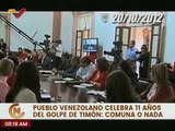 Venezolanos agradecen aquel Golpe de Timón, las líneas estratégicas trazadas por el Cmdte. Chávez
