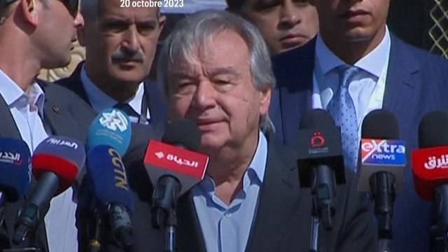 Gaza : l'appel du chef de l'ONU pour que l'aide humanitaire arrive «le plus rapidement possible»