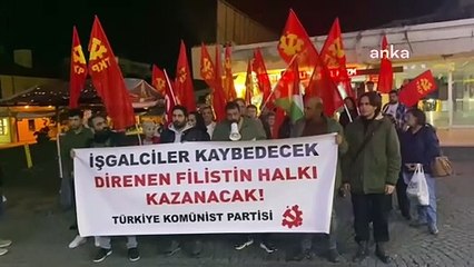 L'organisation provinciale du TKP Samsun a protesté contre les attaques israéliennes contre la Palestine