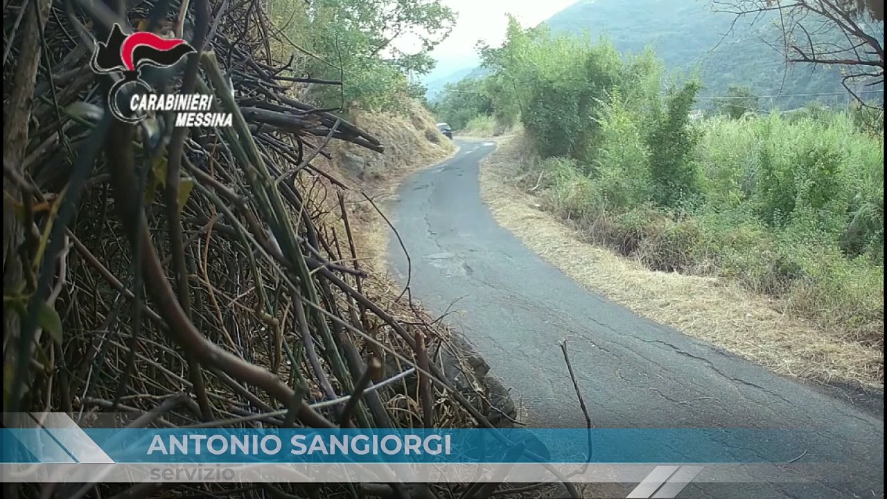 Appiccò incendio a San Piero Patti, arrestato piromane