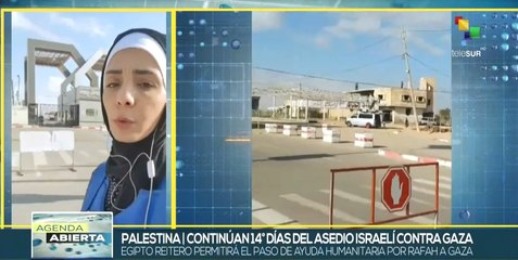 Frontera de Egipto con Gaza continúa cerrada para ayuda humanitaria