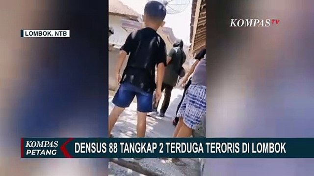 Tim Densus 88 Tangkap 2 Terduga Teroris Jaringan JAD di Lombok