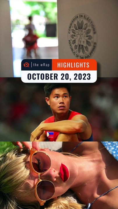 Rappler's highlights: BARMM barangay elex, EJ Obiena, & Taylor Swift | The wRap | October 20, 2023