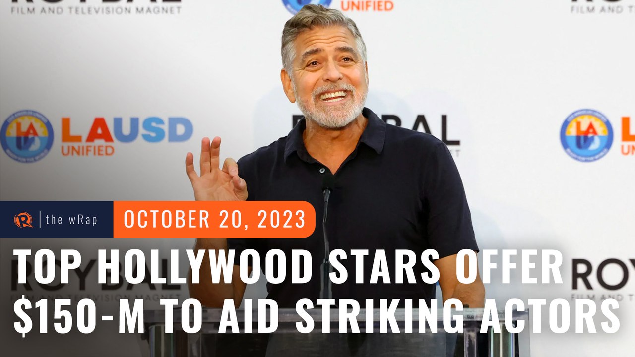 Top Hollywood actors offer $150 million to help end strike
