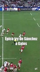Try épico de Nico Sánchez vs. Gales.