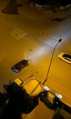 Antalya'da Polis Takibindeki Otomobil Kaza Yaptı