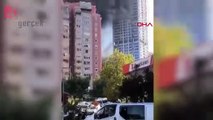 Ataşehir'de inşaat halindeki 44 katlı binada yangın