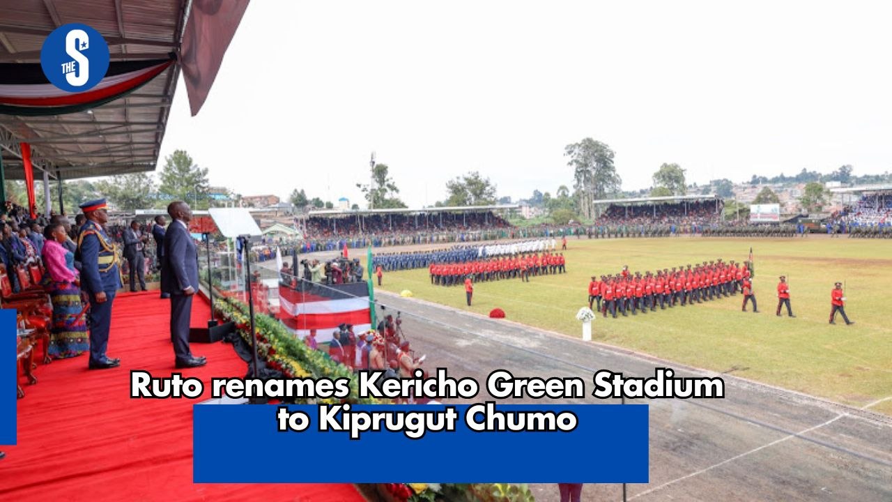 Ruto renames Kericho Green Stadium to Kiprugut Chumo