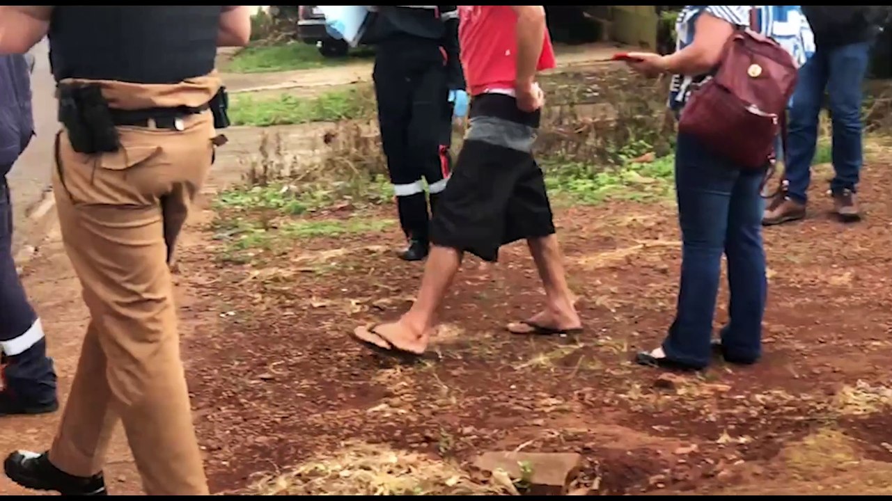 Equipes da PM e Samu são acionadas para realizarem internamento de paciente