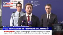 Clément Beaune sur les fausses alertes à la bombe: 