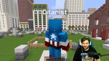 Minecraft - Kaptan Amerika Ve Demir Adam Neden Kavga Etti ?( Civil War )