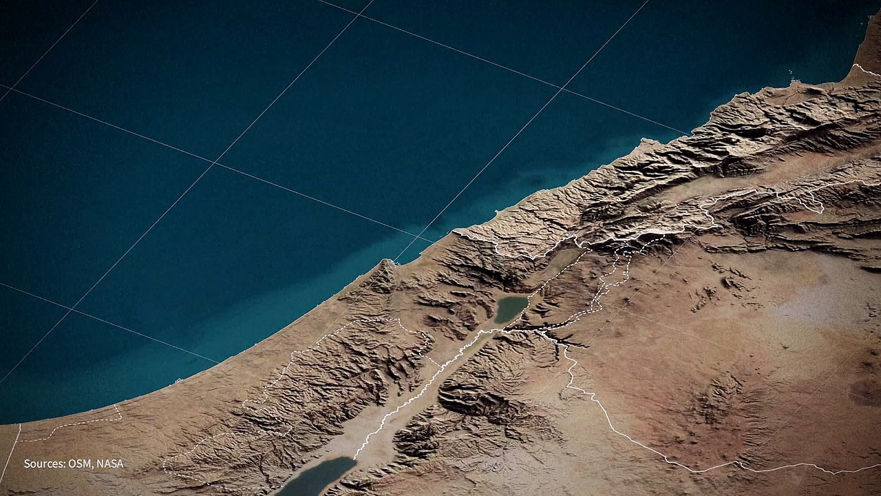 Animated graphic: the Middle East