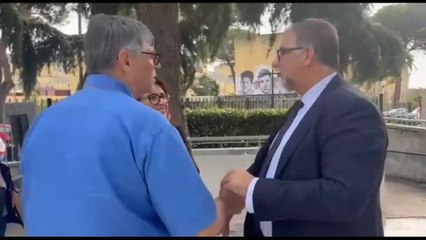 Caivano, Fabio Ciciliano da Don Maurizio Patriciello dopo le minacce