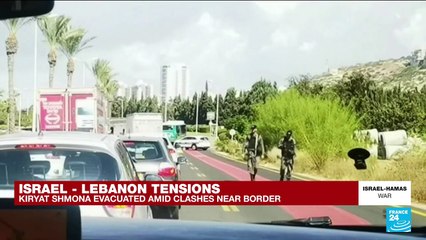Israel evacuates town near Lebanon as violence flares on border