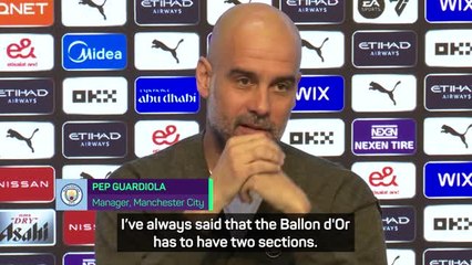 Tải video: Messi or Haaland - who gets Pep's Ballon d'Or vote?