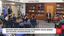 JUST IN: Second Gentleman Doug Emhoff Speaks To Students At Jewish Day School In Washington, D.C.