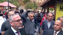 Les grands-pères alévis ont protesté contre les attaques israéliennes contre Gaza à Tunceli