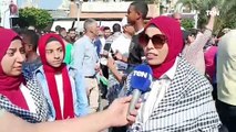 اصغر متظاهرة: انا نزلت علشان عايزه اجيب حق الاطفال اللي زي