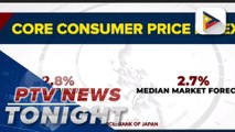 Japan inflation decelerates to below 3%